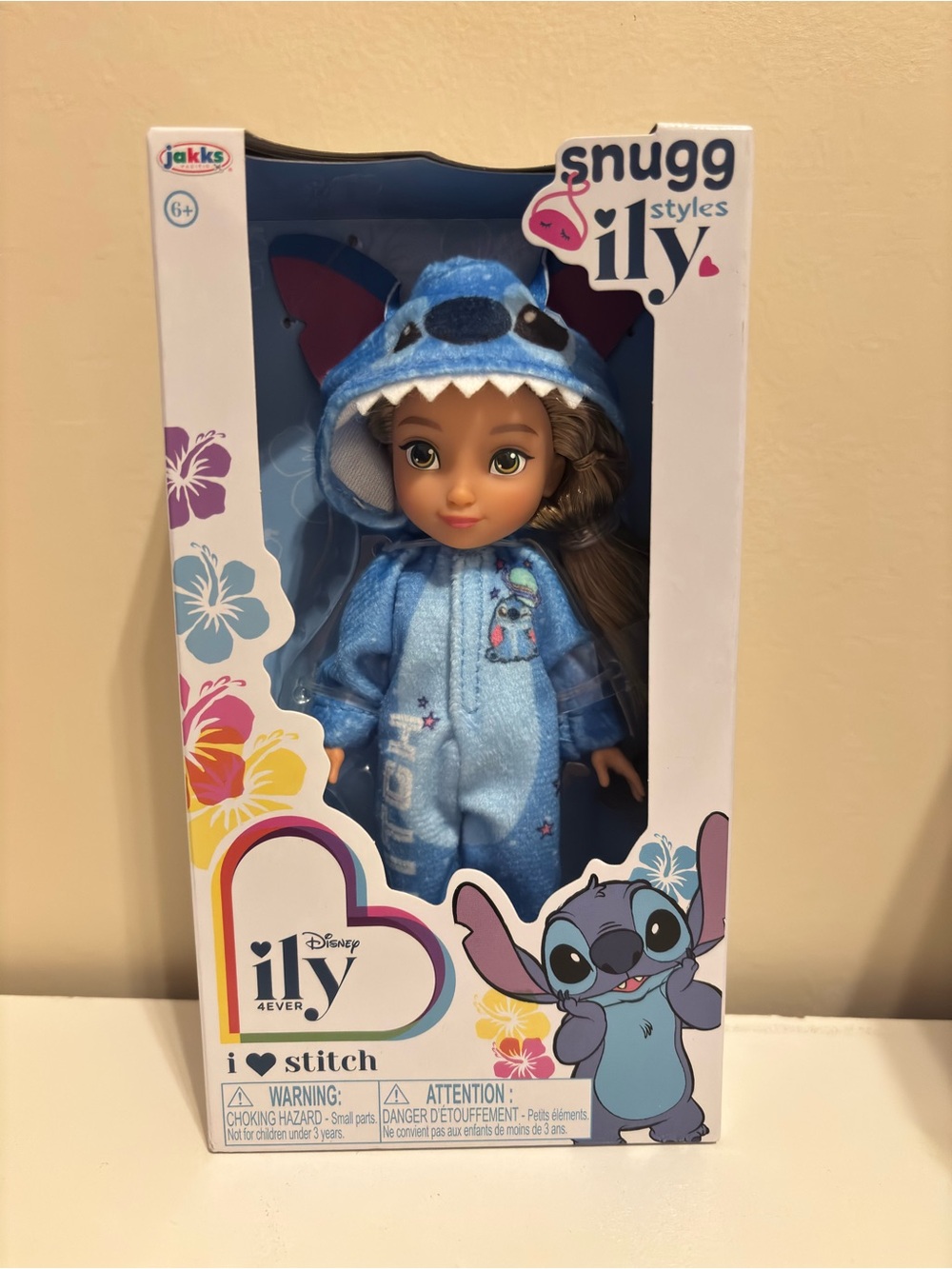 Disney ILY Snugg Styles Lily Doll in Light Blue Stitch Onesie